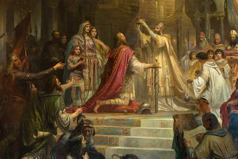 The Coronation of Charlemagne - A Byzantine Vision of Imperial Grandeur and Divine Mandate!