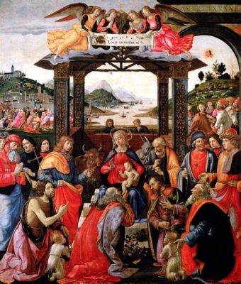  “The Adoration of the Magi” –  A Symphony of Gold and Divine Majesty