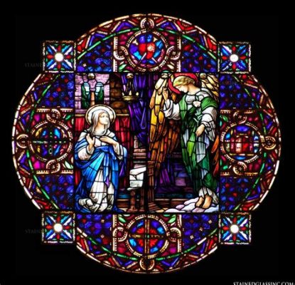 “The Annunciation” with Vivid Hues and Intricate Symbolism!